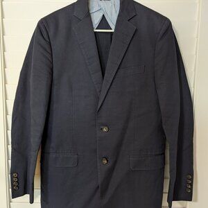 Brooks Brother's | Fitzgerald Navy Blue Sport Coat | 38R